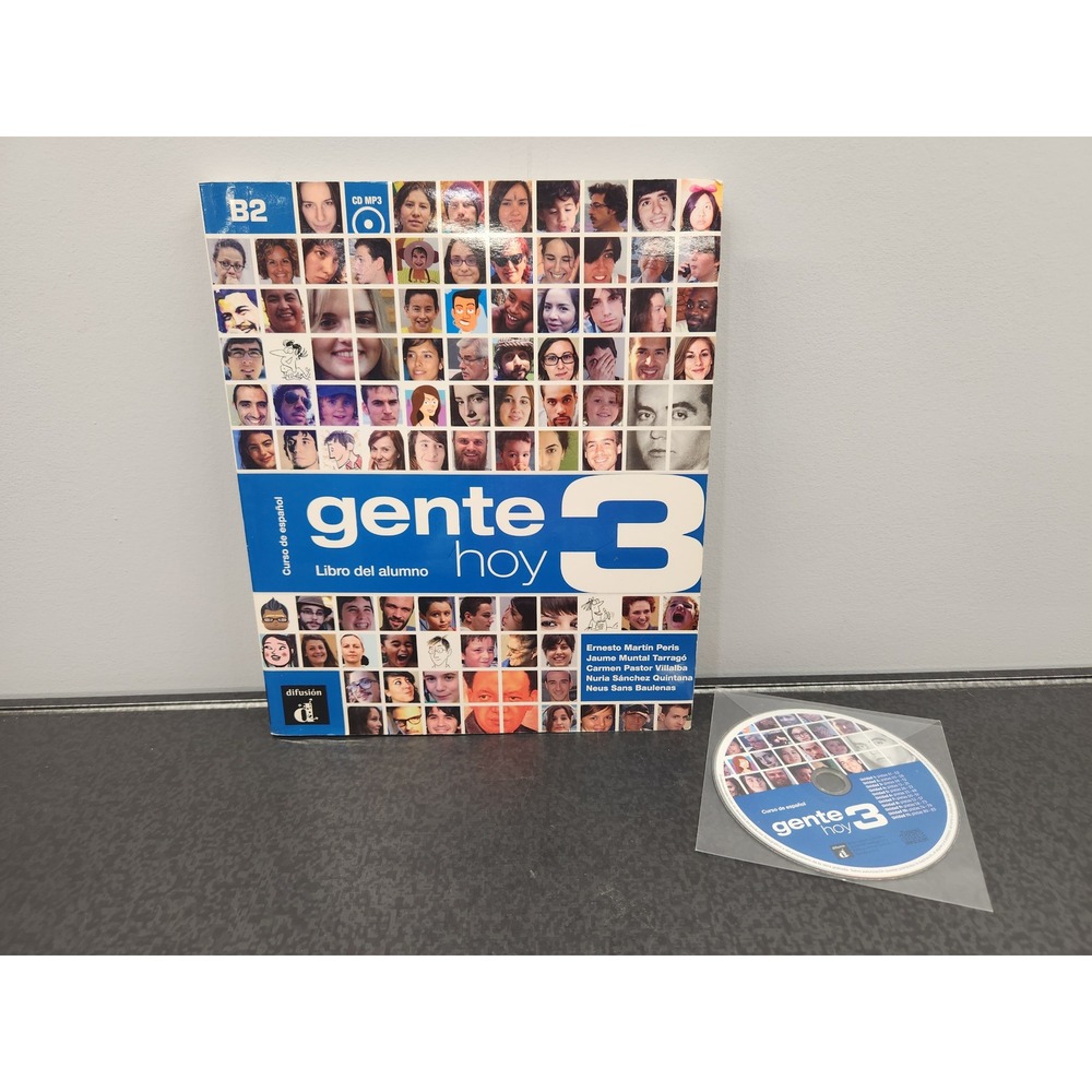 Gente Hoy 3 Libro del alumno B2 Spanish Edition Textbook with CD MP3 Difusion